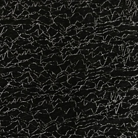 Metallic Spider Tulle BLACK / SILVER