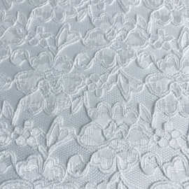Nylon Corded Lace WHITE