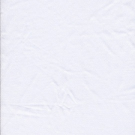 Polyester Spandex Plain WHITE