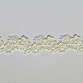 Ornate Flower Power Edging Trim CREAM