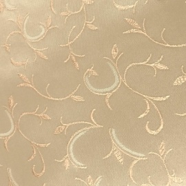 Premium Bridal Brocade IVORY / GOLD STEM