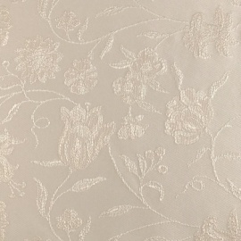 Premium Bridal Floral Brocade IVORY / CHAMPAGNE