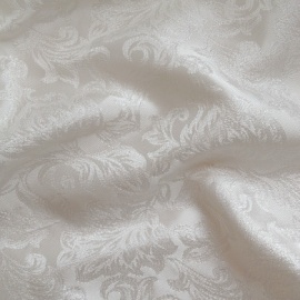 Premium Bridal Flower Jacquard Brocade IVORY