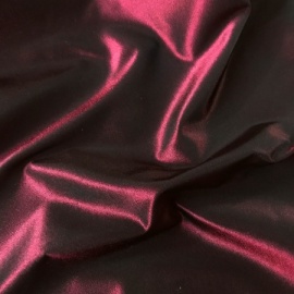 Premium Bridal Two Tone Taffeta WINE / BLACK