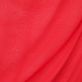 Poly chiffon georgette RED