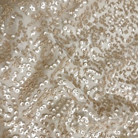 Random Matt Sequin Tulle GOLD