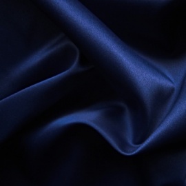 Stretch Duchess Satin NAVY