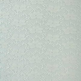 Stretch Flower Lace WHITE