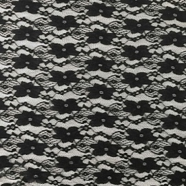 Stretch Flower Lace BLACK