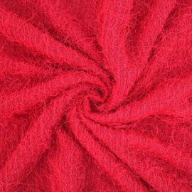 Shaggy Knit Polyester RED