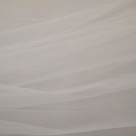 Soft Poly Tulle WHITE
