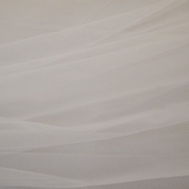 Soft Poly Tulle WHITE