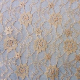 Tulle Lace Flower  NUDE