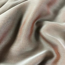 Two Tone Chiffon SILVER / RUST