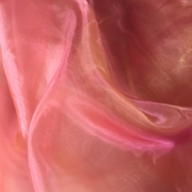 Two Tone Organza CYCLAMEN / GOLD