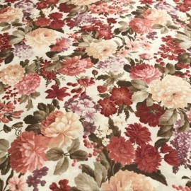 Vintage Style Lightweight Polyester BURGUNDY SPRAY