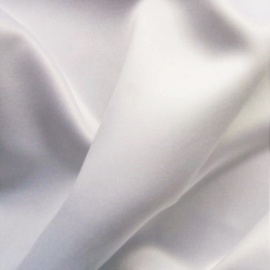 Premium Bridal Very Lightweight Satin WHITE